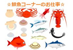 【徳島】スーパーの鮮魚コーナーでのパック詰めのお仕事☆未経験者可☆